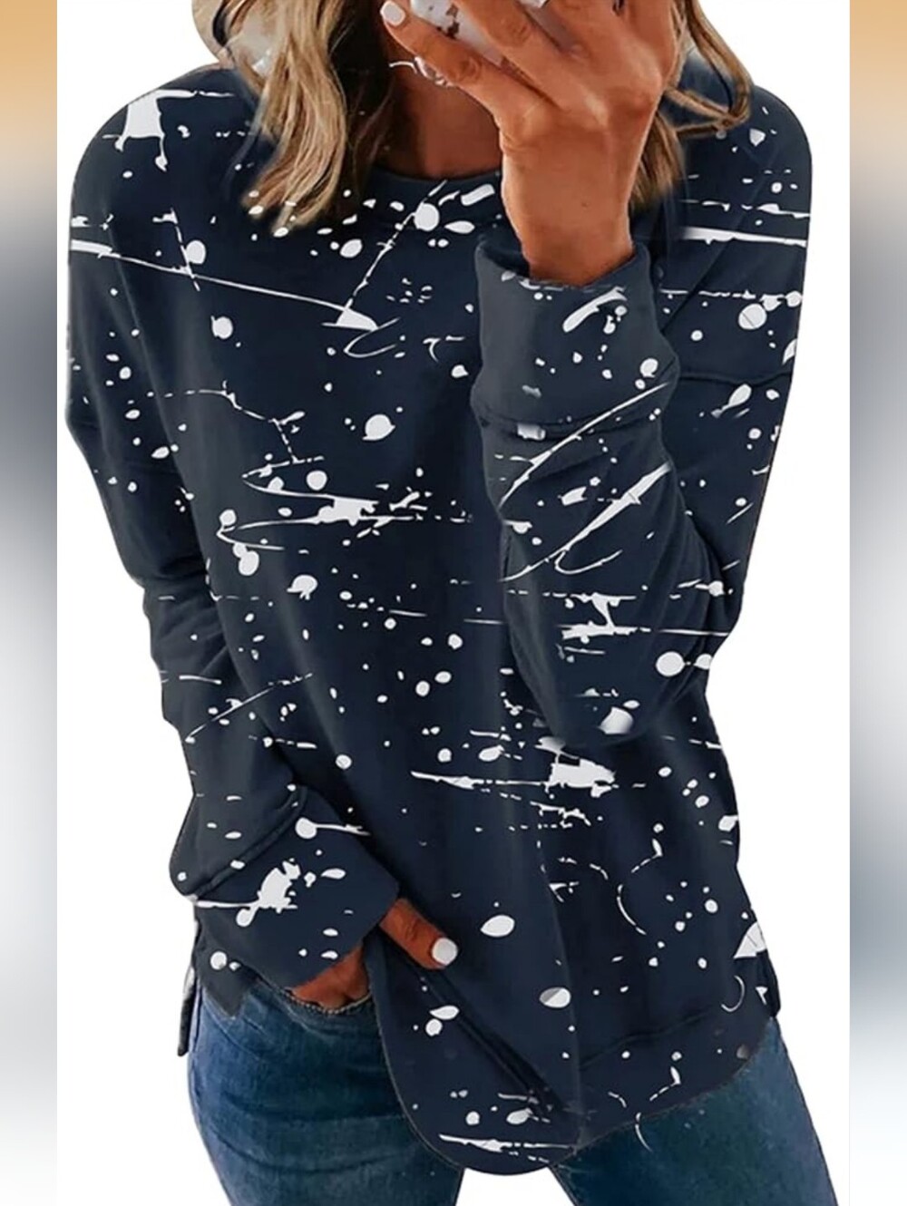 Womens Crew Neck Sweatshirt